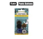 Haberdashery Buttons Large 8 Pack