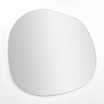 Large Black Cobble Mirror