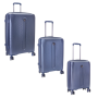 Polo Stellar 3 Piece Luggage Set Blue