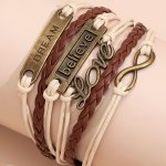 Personality Multi Layers Braided Bracelet 1PC Vintage Style Hand Jewelry