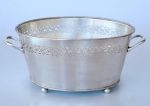 Pewter Oval Cut-out Planter Handle – 16X36X22CM