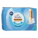 Lil-lets Maxi Cotton Pads Regular 10'S Unscented