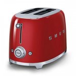 Smeg 50s Retro Style 2 Slice Toaster in Red