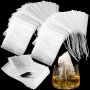 10/100/1000PCS Tea Filter Bags Drawstring Empty Tea Infuser Disposable Tea Infuser Empty Tea Bag With Drawstring For Loose Leaf Tea Spices Coffee Tea Accessories