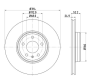 Stone Brake Disc Front BR12064