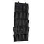 Faux Leather Hanging Shoe Rack - 20 Pockets