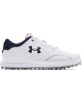 Men's Ua Draw Sport Spikeless Golf Shoes - White 6