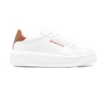 Low Top Eclipse Sneaker -white brown