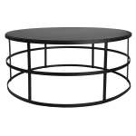 Ritter Coffee Table With Fixed Top - Sandpaper Black