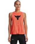 Women's Project Rock Mesh Tank - Electric Tangerine XS