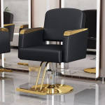 Hydraulic Luxury Salon Chair - Comfort & Style For Salons