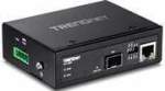 Trendnet Hardened Industrial 100 1000 Base-t To Sfp Media Converter Retail Box 1 Year Limited Warranty