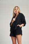 Mykonos Shirt - Large Black