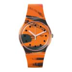 Barns-graham's Orange And Red On Pink Watch SUOZ362
