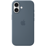 Apple Iphone 17 Silicone Case With Magsafe - Anchor Blue Model A3558