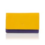Bianca Large Flap Over Purse Sunset Orchid