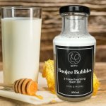 Boujee Bubbles 2-TONE Foaming Bath Oil - Milk & Honey