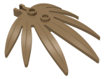 Parts Plant Leaves 6 X 5 Swordleaf With Clip 30239 - Dark Tan