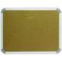 Parrot Info Board Aluminium Frame Beige Felt 1800 X 1200MM