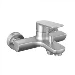 Bijiou Savole Satin Nickel Bath Mixer C w Handshower