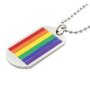 Classic Gay Flag Dog Tag