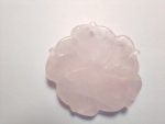 Rose Quartz Flower Pendant F397