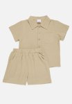 PoP Candy Shirt & Short Set - Beige
