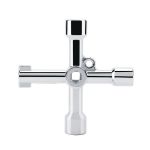 Multifunctional Cross Round Hole Key Triangular Wrench For Electrical Contr