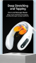 Tens Neck Massage Device 4 Pads 6 Modes 20 Levels Electric Heating Cervical