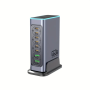 660W Desktop 8-PORT USB Type-c Pd 3.0 Charger Fast Charge Power Station