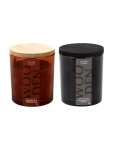 Scented Glass Jar Candles - None Black