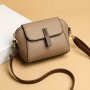 MINI Flap Crossbody Bag Fashion Solid Color Shoulder Bag Women's Daily Pu Leather Purse For Commuter 7.1 5.1 3.5 Inch