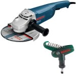 Bosch Angle Grinder & Screwdriver Bit Set 10 Pieces Gws 2200-230