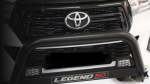Toyota Hilux Legend 50 Honeycomb Black Stainless Steel Nudge Bar 2016+
