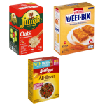 Oats Weetbix & All Bran Combo