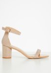 Savannah Open Block Heel - Rose Gold