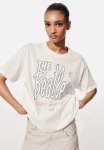 Oversized Printed T-Shirt - Natural White The Beatles