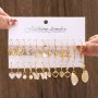 12 Pairs Women's Earring Set Elegant & Minimalist Style Butterfly & Animal Motifs Heart-shaped Designs Fashion Jewelry Accessory For Everyday Wear