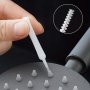 10PCS Shower Cleaning Brush Shower Hole Cleaning Brush Artifact Bathroom Toilet Nozzle Shower Head Gap Cleaning Needle Cleaning And Dredging Tool Household Cleaning Supplies