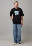Oversized Music Merch T-Shirt - Lcn Wmg Black burna Boy Told Them