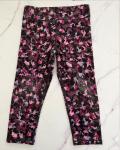 OTG Black And Purple Exercise Leggings 9 10Y