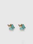 Blair Butterfly Earrings - 0 Teal gold