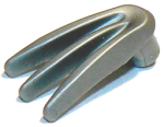 Parts Weapon - Bladed Claw Spread 10187 - Flat Silver