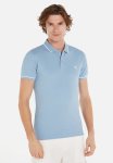 Calvin Klein Tipping Slim Polo - Iceland Blue