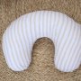 Feeding Pillow Cover – Beige And White Stripe Soft Beige And White Bee Set