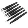 6 In 1 Stainless Steel Anti Static Tweezer Set