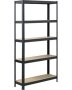 Fine Living 5 Layer Shelf Matt Black