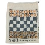 Wooden Saki Cheecky Chess Game Set 32 Pieces