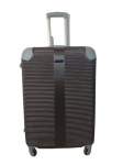 Smte 1 Piece Hard Outer Shell Luggage Set Brown With Keychain