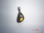Eclipse Jasper Bumblebee Jasper .925 Sterling Silver Pendant STSP11